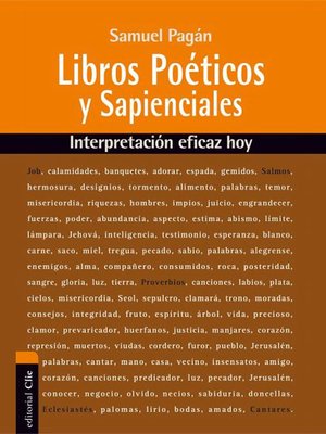 cover image of Libros Poéticos y Sapienciales del Antiguo Testamento
